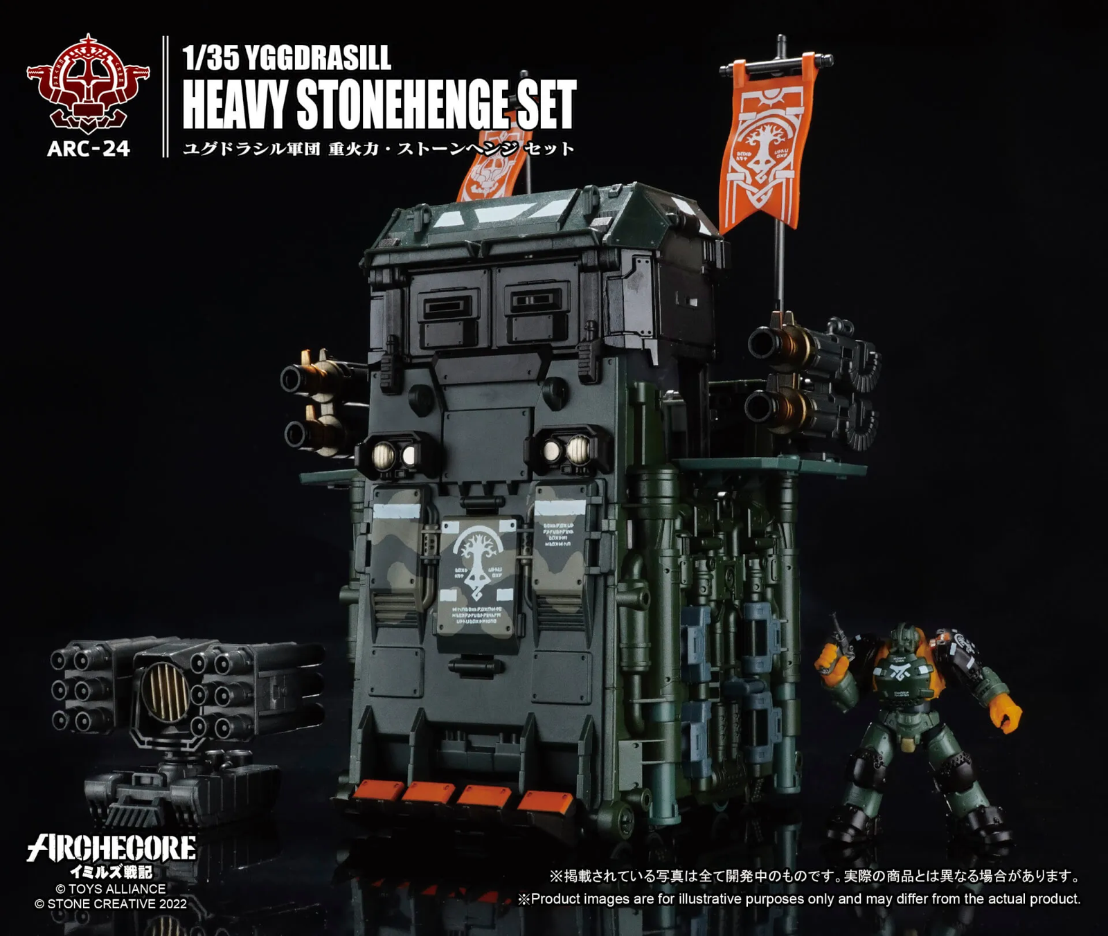 TOYS ALLIANCE ARCHECORE ARC-24 YGGDRASILL HEAVY STONEHENGE SET