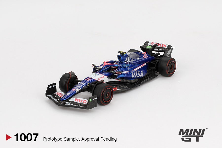 Mini GT #1007 RB VCARB 01 #22 Yuki Tsunoda   2024 F1 2024 Bahrain GP