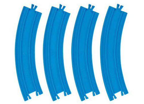Load image into Gallery viewer, Takara Tomy Plarail Rail Train Accessories Parts R-03 4x Curve Track Toys
