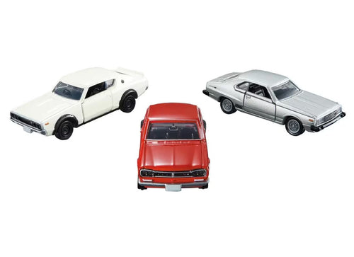 Load image into Gallery viewer, Takara Tomy Tomica Gift Set Die-cast Premium Nissan Skyline 3 Models Collection

