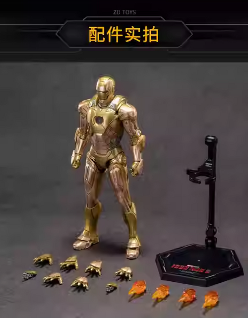 Load image into Gallery viewer, ZD Toys Marvel Avengers 1/10 Iron Man MK21 Action Figure
