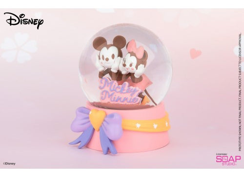 Load image into Gallery viewer, Soap Studio Figure: Disney Cherry Blossom - Mickey Minnie Snow Globe
