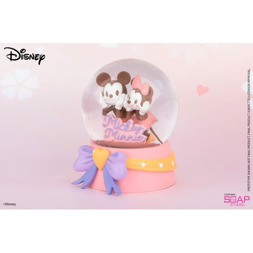 Soap Studio Figure: Disney Cherry Blossom - Mickey Minnie Snow Globe