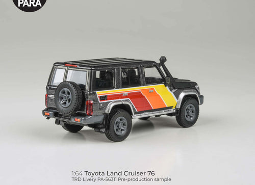 Load image into Gallery viewer, PARA64 1/64 2014 Toyota Land Cruiser LC 76 TRD Livery Model Car
