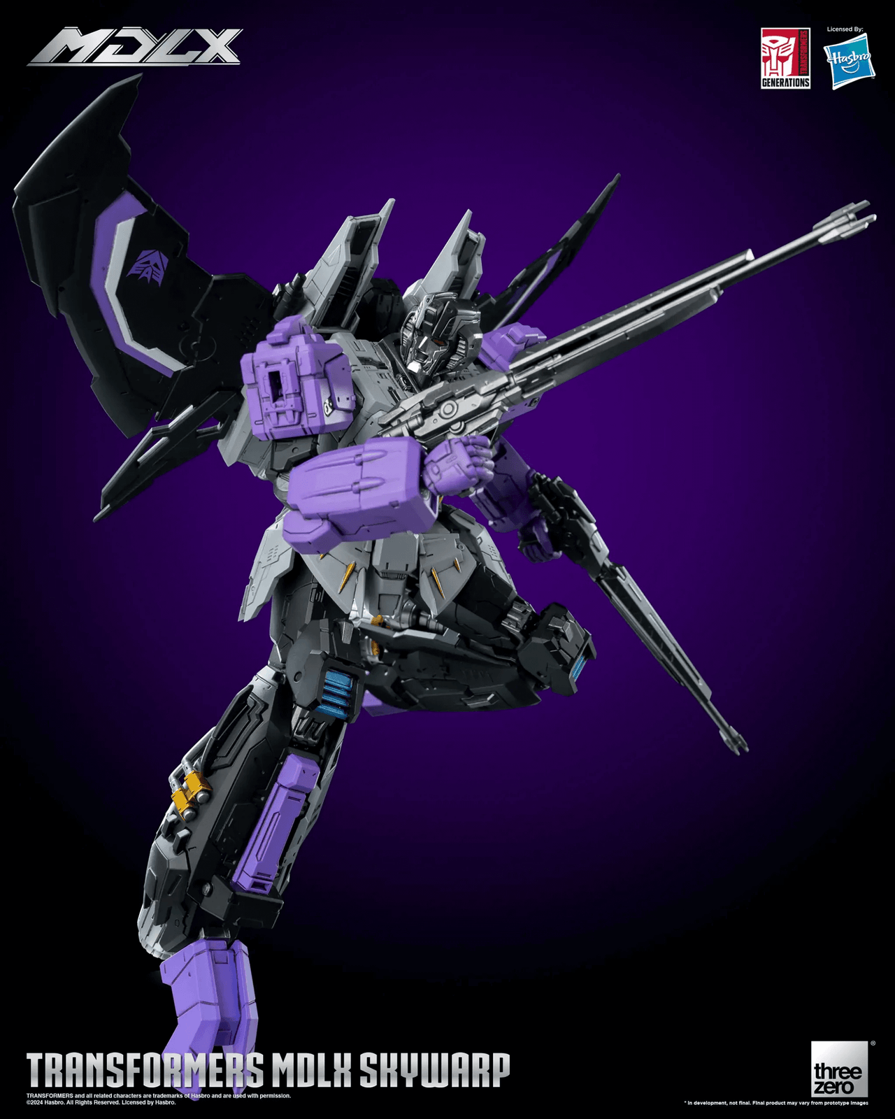 Threezero Transformers MDLX Action Figure Skywarp 20 CM