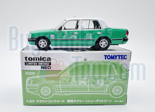 Load image into Gallery viewer, Takara Tomy Tomytec Limited Vintage NEO Toyota Crown Comfort HK Taxi Green
