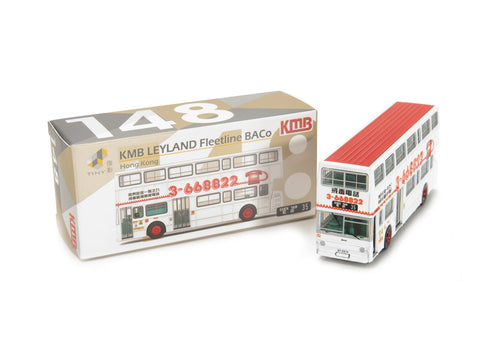 Load image into Gallery viewer, TINY #148 KMB LEYLAND Fleetline BACo Drug Counselling Hotline Diecast Car Bus
