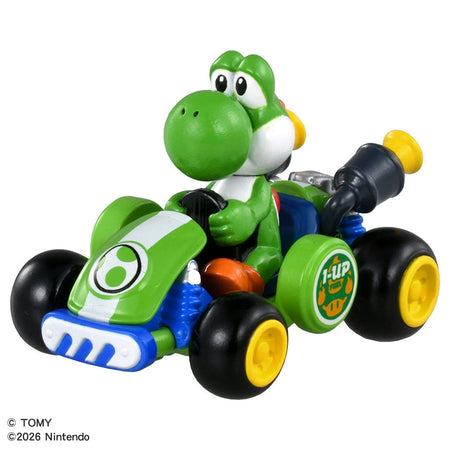 Takara Tomy Dream Tomica SP Mario Kart World Yoshi Mini Diecast Model Car