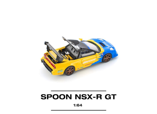 Load image into Gallery viewer, POP RACE 1/64 SPOON NSX-R GT Diecast Model Car
