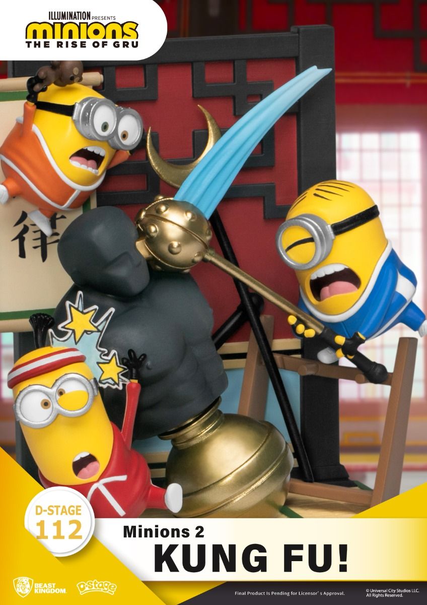 Beast Kingdom Diorama Stage-112 - Minions 2 - Kung Fu!