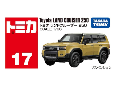 Load image into Gallery viewer, Takara Tomy Tomica 1:66 No.17 Toyota Land Cruiser 250 Diecast Model Car
