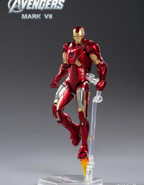 Load image into Gallery viewer, ZD Toys Marvel Avengers 1/10 Iron Man MK7 Action Figure with LIGHTING Function

