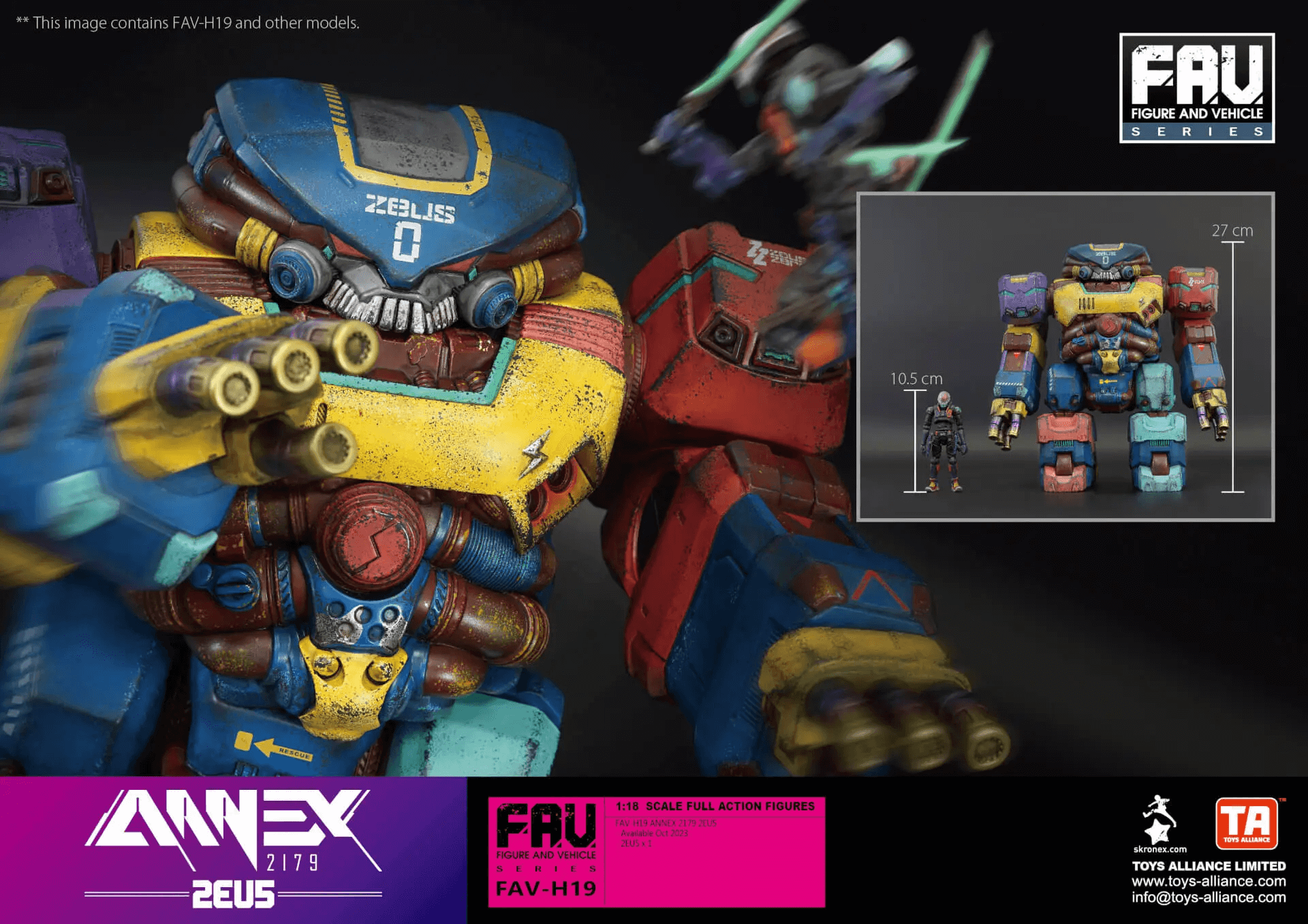 TOYS ALLIANCE ANNEX 2179 FAV-H19 2EU5 1:18 Action figure