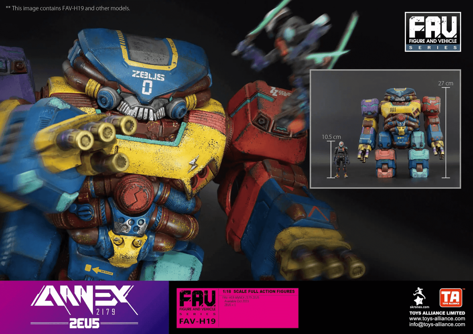 TOYS ALLIANCE ANNEX 2179 FAV-H19 2EU5 1:18 Action figure