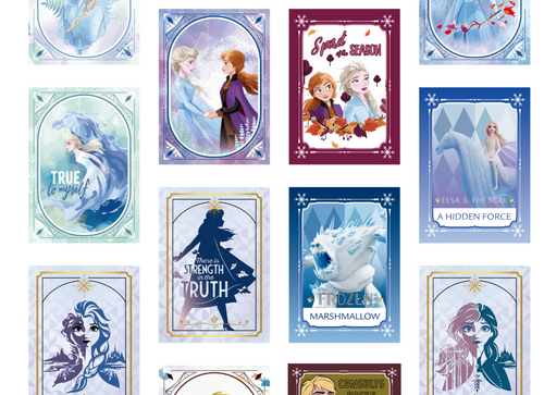 Load image into Gallery viewer, COSMOS Collectible Disney Snow Princess Collectible Card Box Set (80 cards SET)
