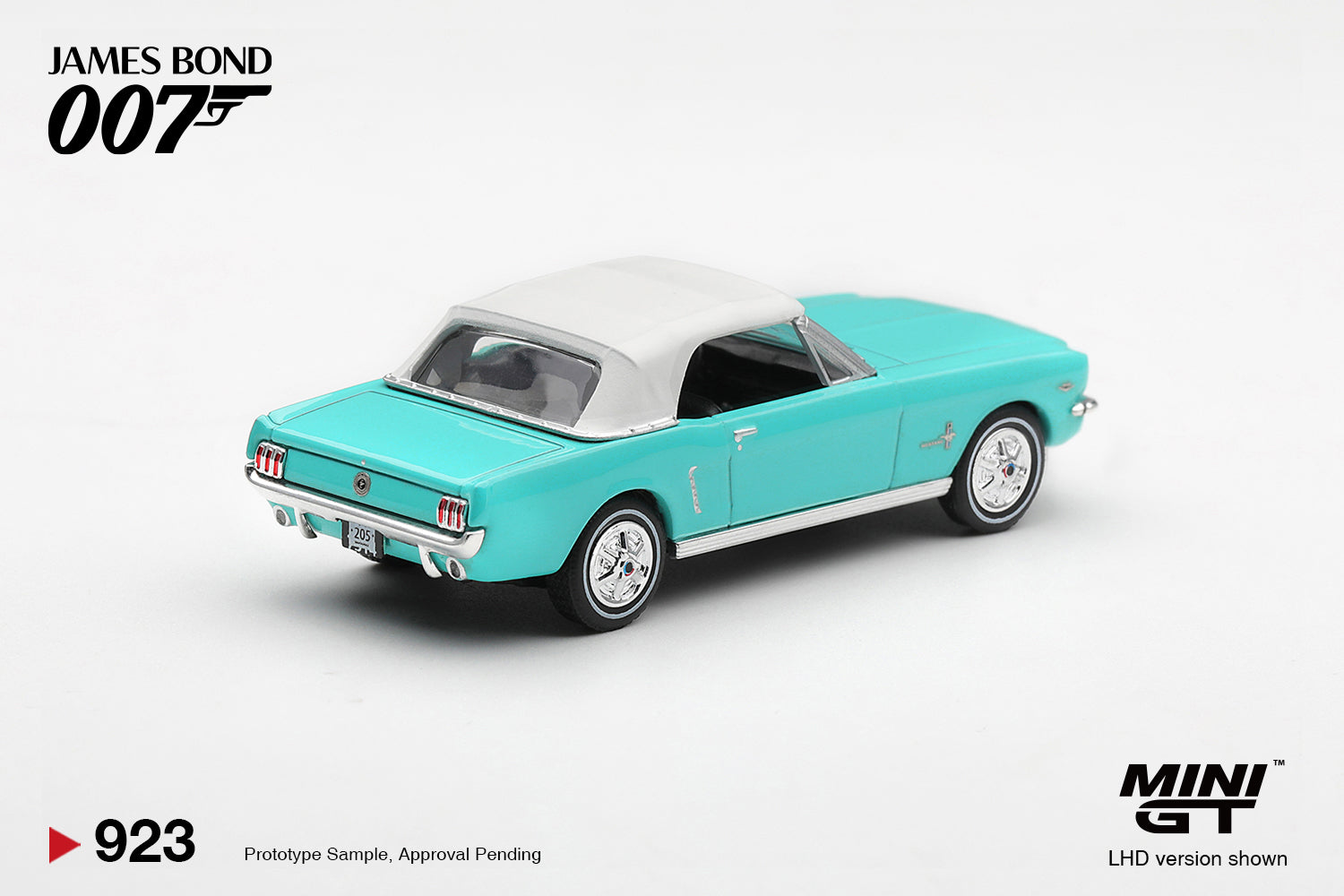 (Pre-order) Mini GT #923 Ford Mustang Convertible "Thunderball" James Bond 007