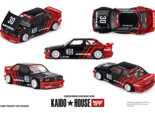 Load image into Gallery viewer, (Pre-order) Kaido House X Mini GT BMW M3  Kaido Works ADVAN #KHMG266
