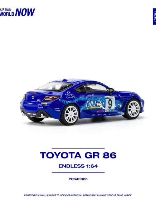 Load image into Gallery viewer, POPRACE 1/64 GR86 ENDLESS Diecast Model Car
