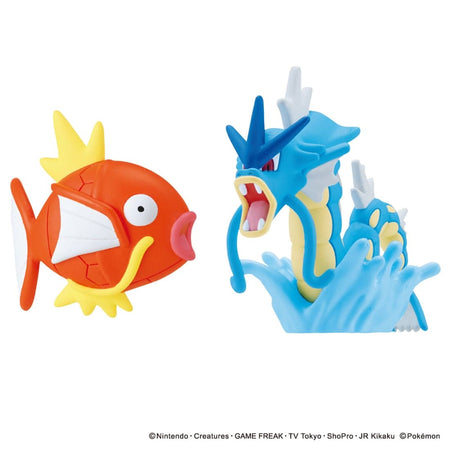 Takara Tomy Pokemon Moncolle Magikarp & Gyarados Set Collectible Mini Figure