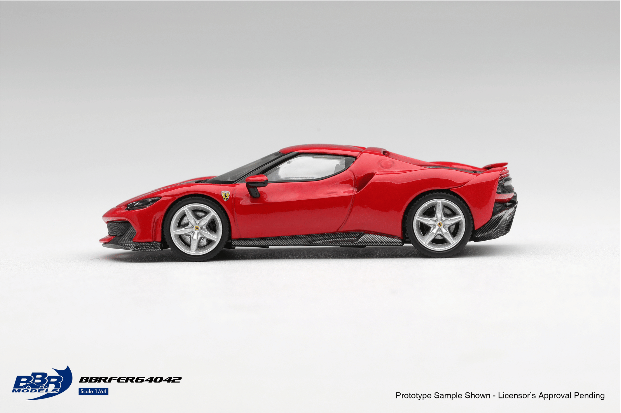 (Pre-order) BBR 1/64 Ferrari 296 Speciale Rosso Corsa (Red) Diecast Model Car