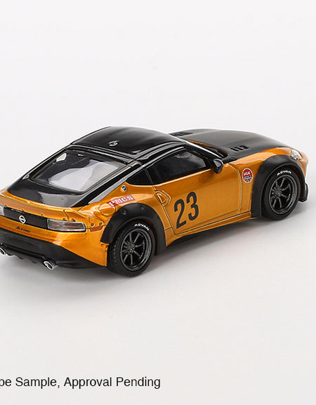 Mini GT #782 1/64 Nissan Z LB NATION WORKS LB Gold (RHD) Diecast Car