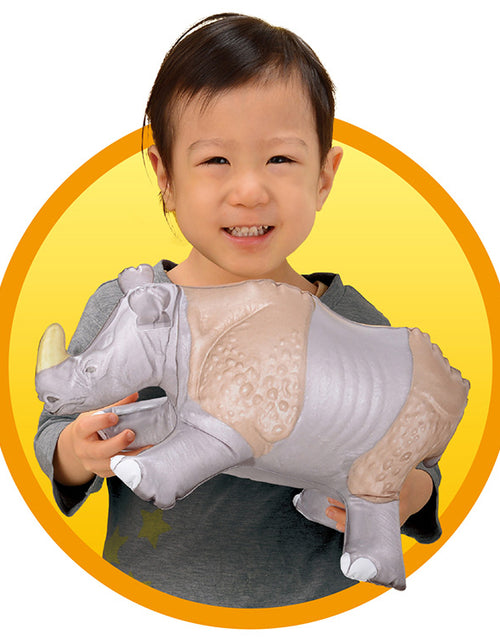Load image into Gallery viewer, Takara Tomy Adventure Ania Kingdom Air Figure Cyrus (Great Indian Rhinoceros)
