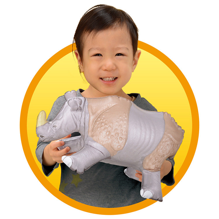 Takara Tomy Adventure Ania Kingdom Air Figure Cyrus (Great Indian Rhinoceros)