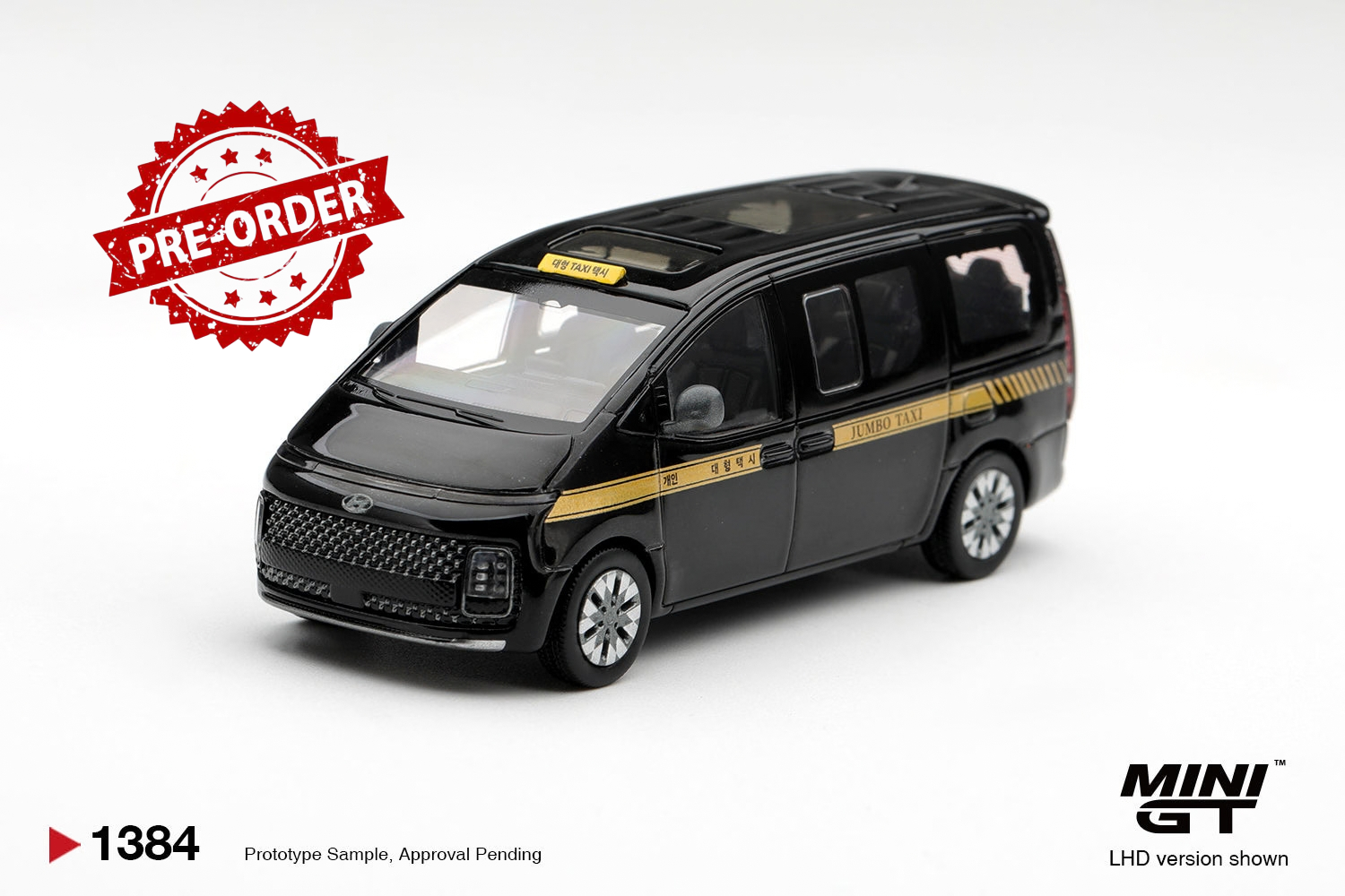 (Pre-order) Mini GT #1384 Hyundai Staria TAXI Diecast Model Car