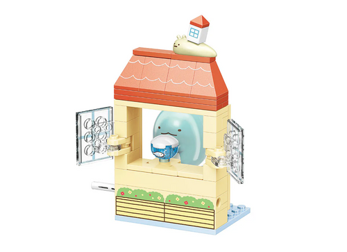 Load image into Gallery viewer, Qman Keeppley Sumikko Gurashi Tokage's windows Building Block Set
