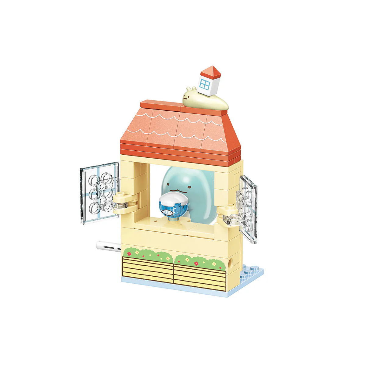 Qman Keeppley Sumikko Gurashi Tokage's windows Building Block Set