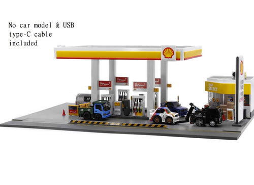 Load image into Gallery viewer, TinyQ - BQ08 Shell Hong Kong Petrol Station Diorama
