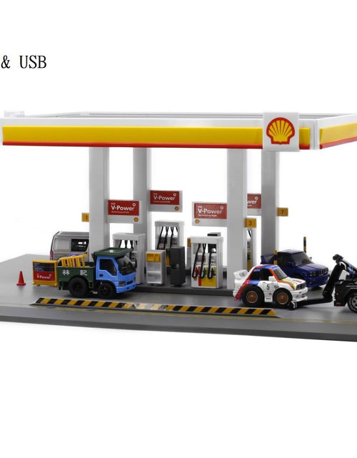 Load image into Gallery viewer, TinyQ - BQ08 Shell Hong Kong Petrol Station Diorama
