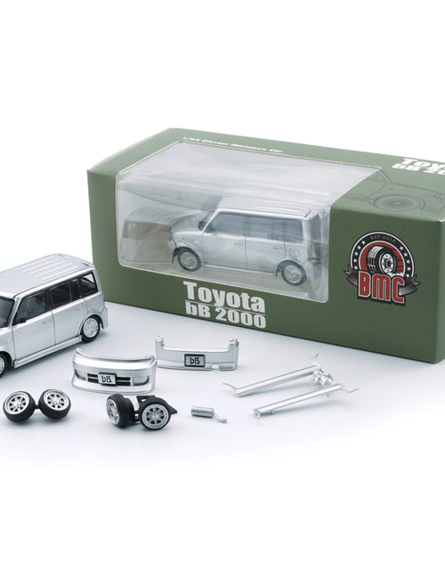 Load image into Gallery viewer, BMC 1/64 Toyota 2000 bB Silver (RHD) Diecast Model Car
