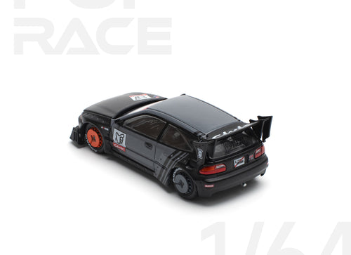 Load image into Gallery viewer, POPRACE 1/64 PANDEM CIVIC EG6 "KANJOZOKU" Diecast Model Car
