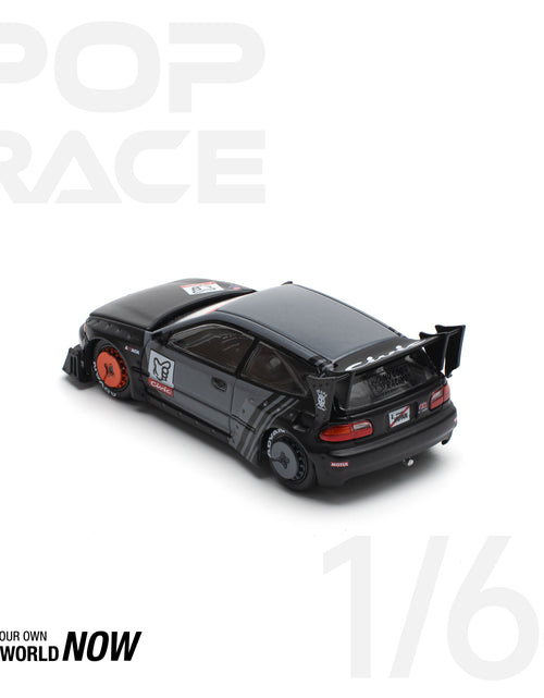 Load image into Gallery viewer, POPRACE 1/64 PANDEM CIVIC EG6 &quot;KANJOZOKU&quot; Diecast Model Car
