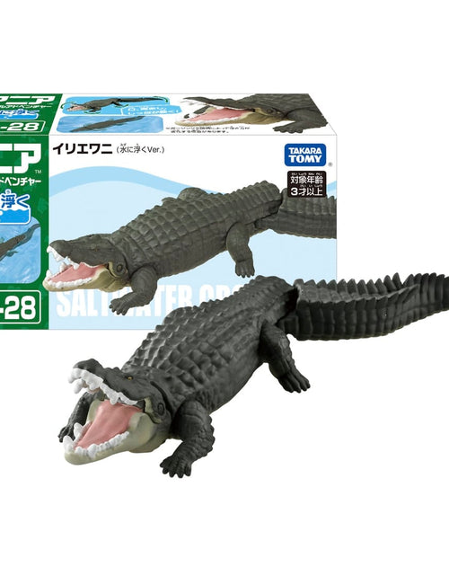 Load image into Gallery viewer, Takara Tomy Ania AL-28 Saltwater Crocodile (Floatee Ver) Animal Figure
