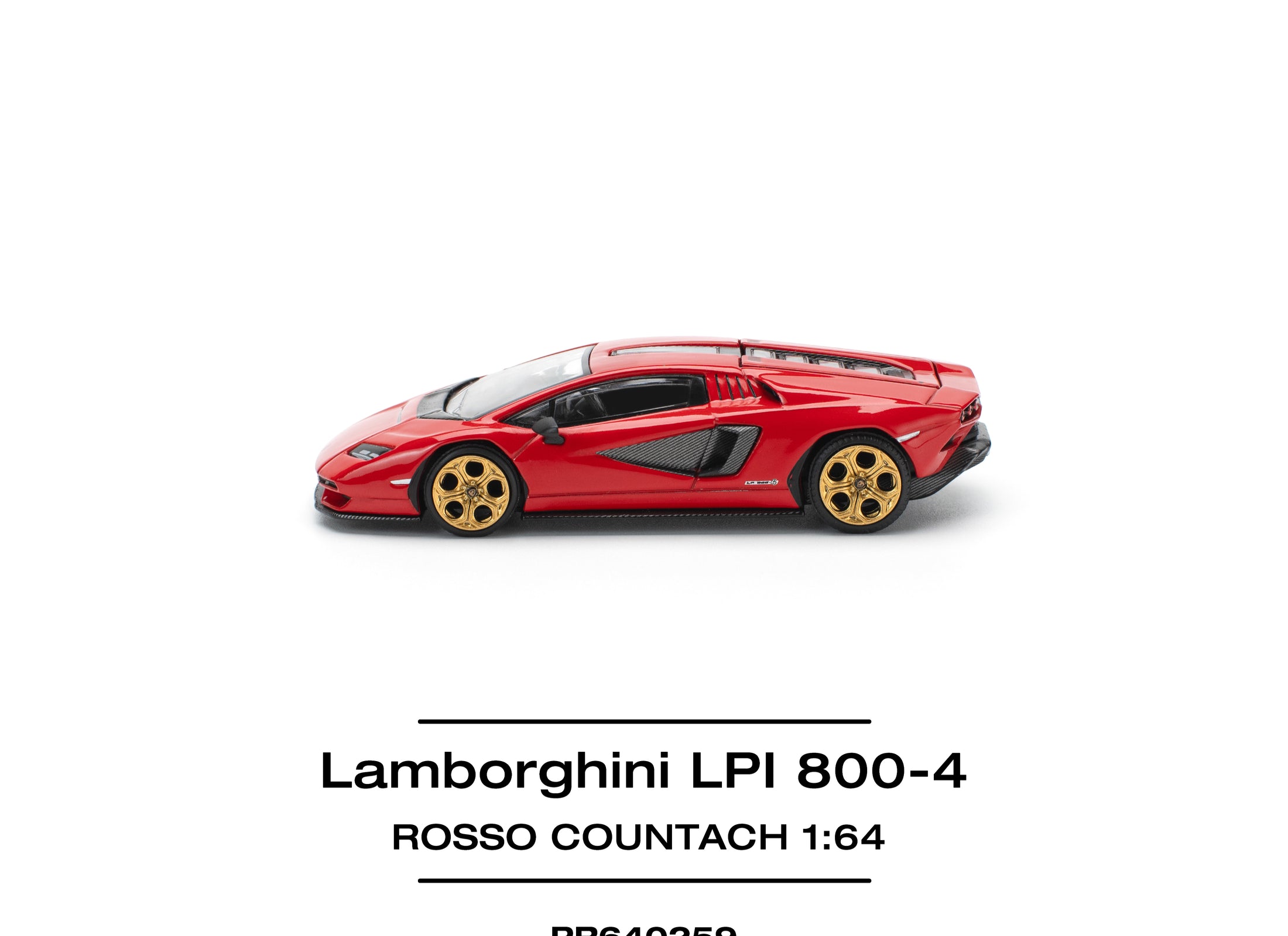 POPRACE 1/64 LAMBORGHINI COUNTACH LPI-800 - ROSSO PR640259