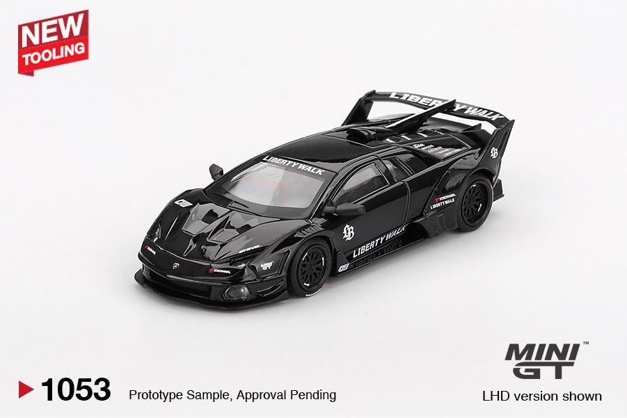 MINI GT #1053 Lamborghini LB-Silhouette WORKS MURCIELAGO GT Evo Black