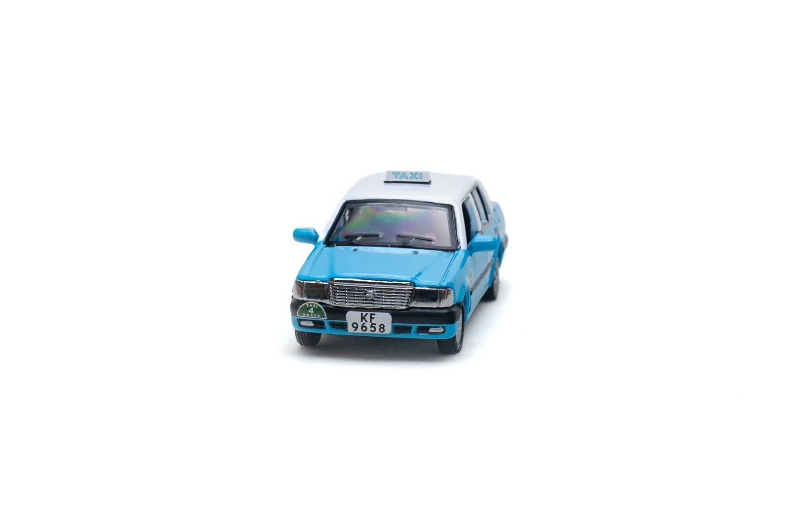 Tiny City PTV09 Die-cast Model Car 1/64 Toyota Crown Comfort Blue Taxi KF9658