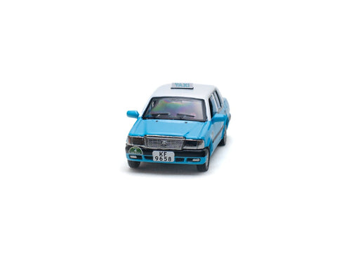 Load image into Gallery viewer, Tiny City PTV09 Die-cast Model Car 1/64 Toyota Crown Comfort Blue Taxi KF9658
