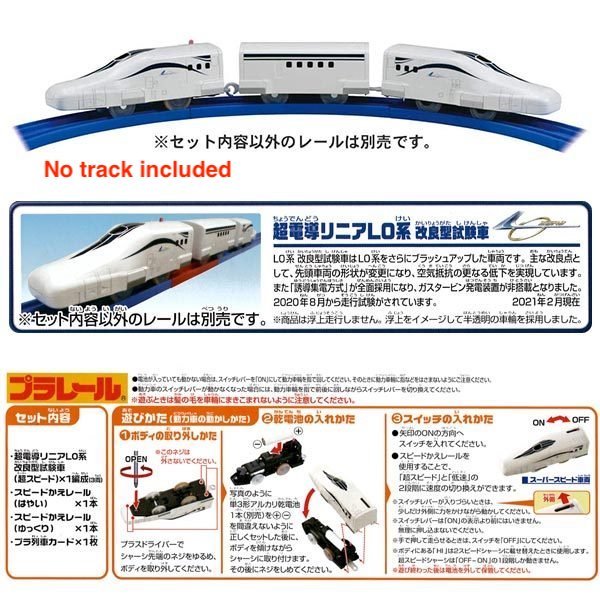 Takara Tomy Plarail Toy Train Series - S-17 Series L0 Maglev Rail