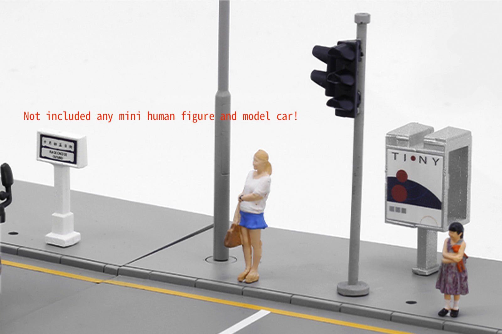 TINY City scale 1:64 Street Diorama Painted Model - S2 Macau Road Set