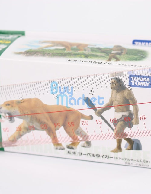 Load image into Gallery viewer, Takara Tomy ANIA Animal AL-10 Saber Tiger with primitive man Action Figure Toy
