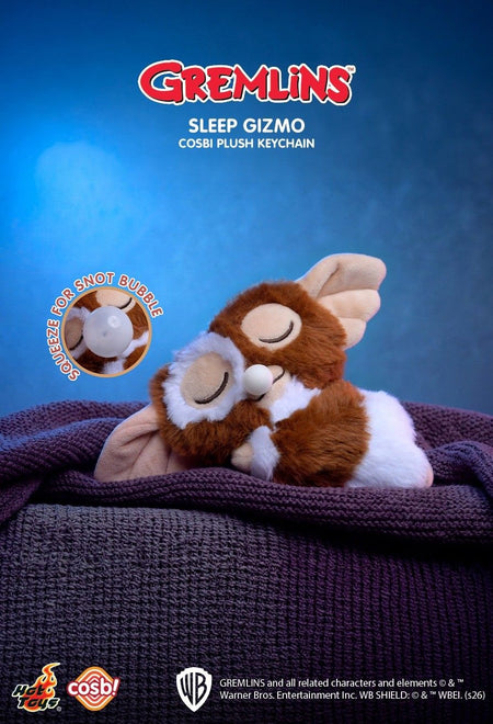 Hot Toys Gremlins Sleeping Gizmo Cosbi Plush Keychain #PPLU128N