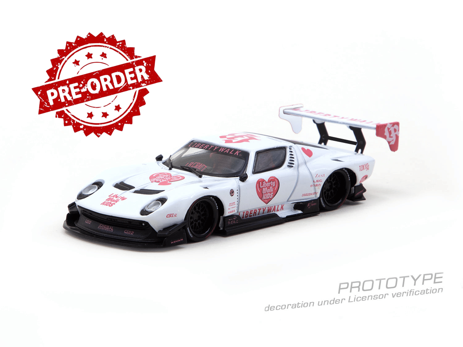 (Pre-order) Tarmac Works 1/64 LB-Silhouette WORKS GT Miura KIDS Diecast Model