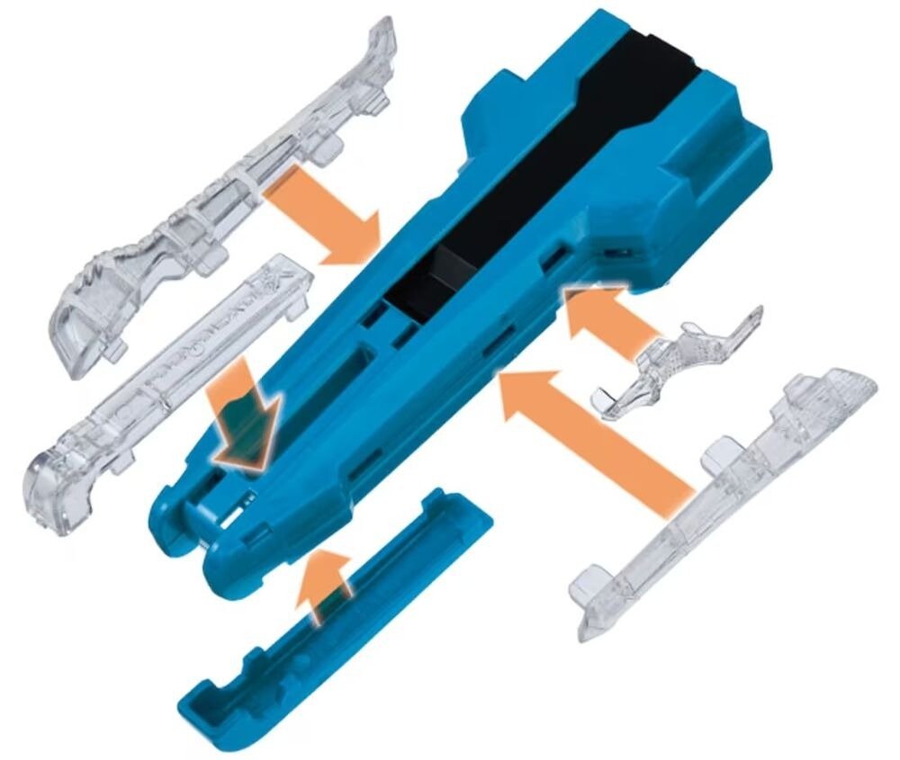 Takara Tomy Beyblade X BX-42 Rubber Custom Grip Blue Ver.