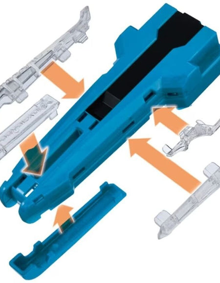 Takara Tomy Beyblade X BX-42 Rubber Custom Grip Blue Ver.