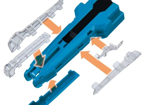 Load image into Gallery viewer, Takara Tomy Beyblade X BX-42 Rubber Custom Grip Blue Ver.
