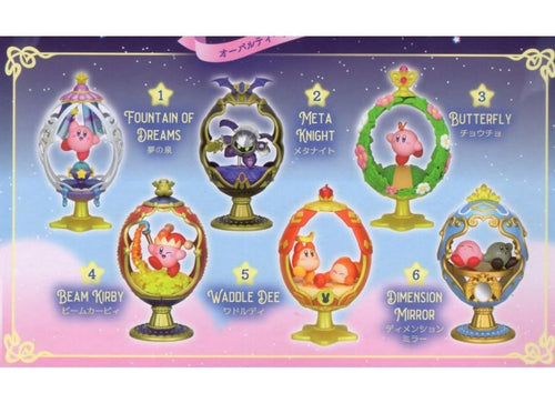 Load image into Gallery viewer, Re-Ment Re-ment Kirby Ovaltique Collection Full set of 6 Mini Figure set
