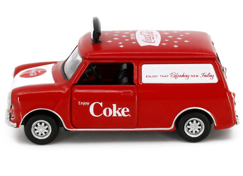 Load image into Gallery viewer, Tiny City Die-cast Model Car - Morris Mini Coca-Cola
